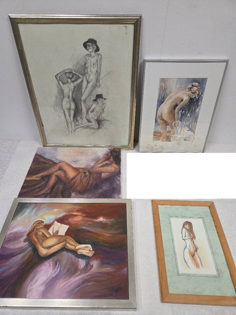 verzameling naakten, Ophalen of Verzenden, Portret of Personen