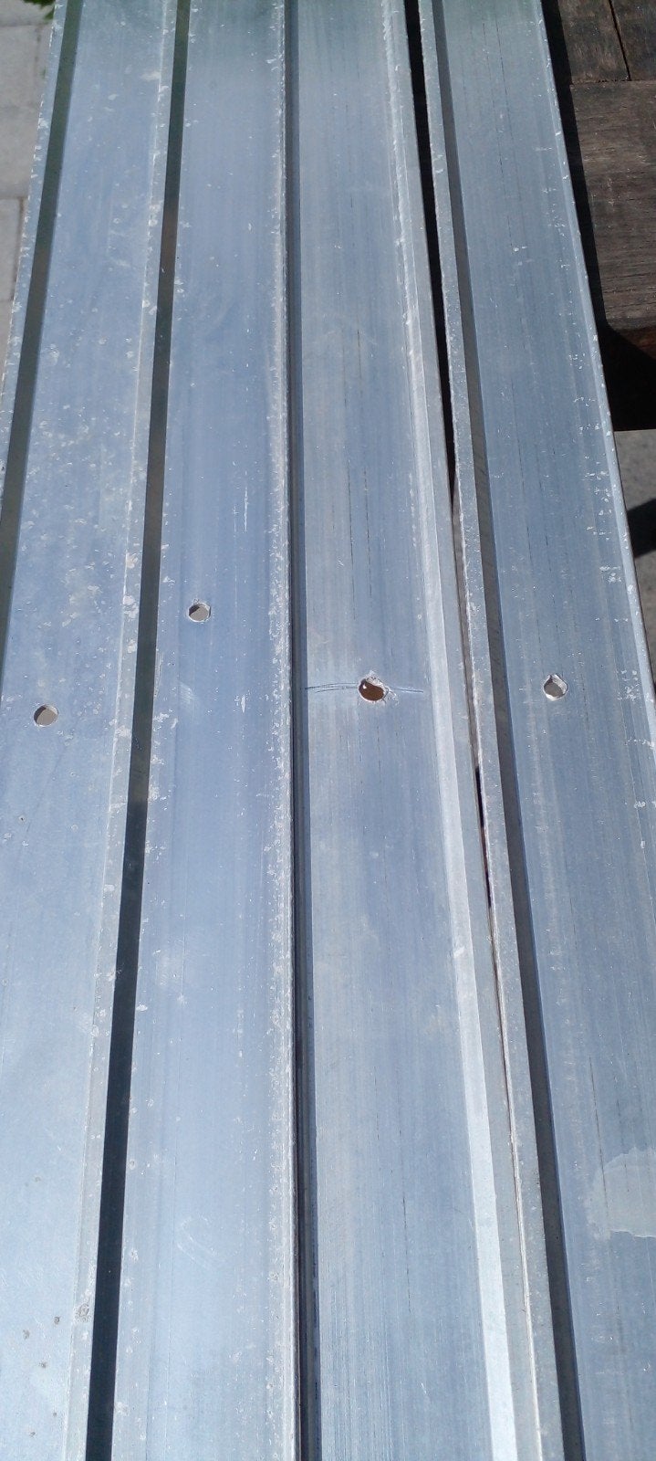 ALUM. KNELSTRIP 48 en 60 mm, Ophalen, Zo goed als nieuw, Overige materialen, Minder dan 20 mm
