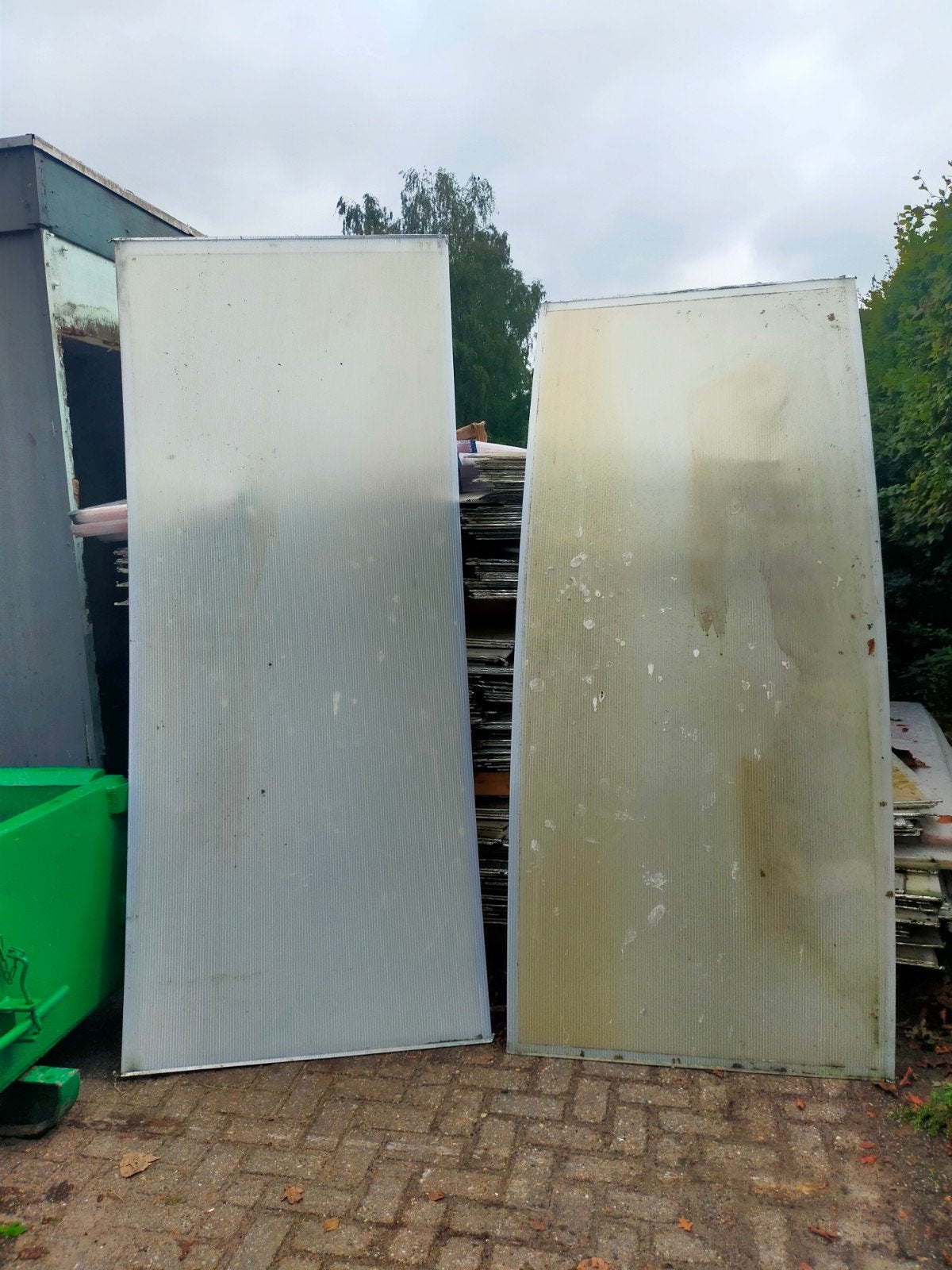polycarbonaat kanaalplaten, Doe-het-zelf en Verbouw, Ophalen, Gebruikt, Overige materialen, Minder dan 20 mm