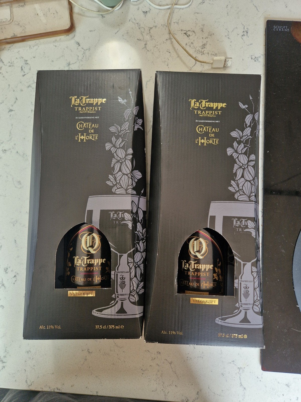 2x la trappe, chateau de l'horte, Ophalen of Verzenden, Nieuw, Flesje(s), La Trappe