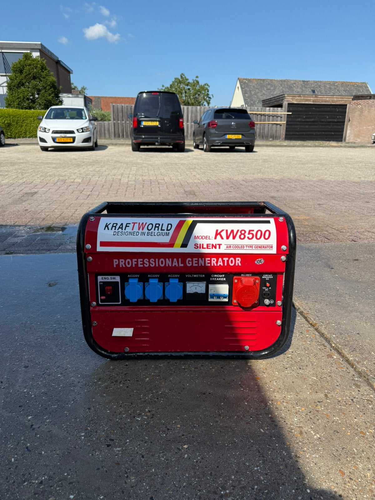 Kraftworld KW8500 compressor, 100 liter of meer, Ophalen, Nieuw, Minder dan 200 liter/min