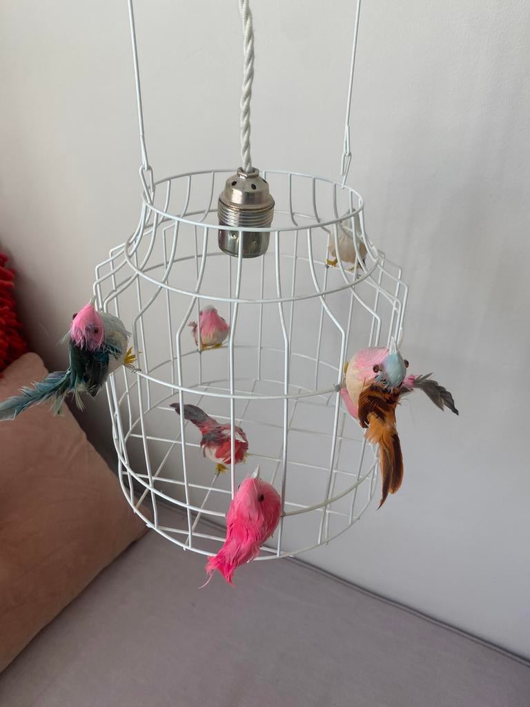 Hanglamp Dutch Dilight vogeltjes, Ophalen of Verzenden, Zo goed als nieuw, Lamp