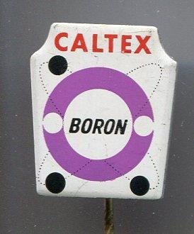 CALTEX boron blik brandst0f ( M_023a ), Verzamelen, Verzenden, Nieuw, Transport, Speldje of Pin