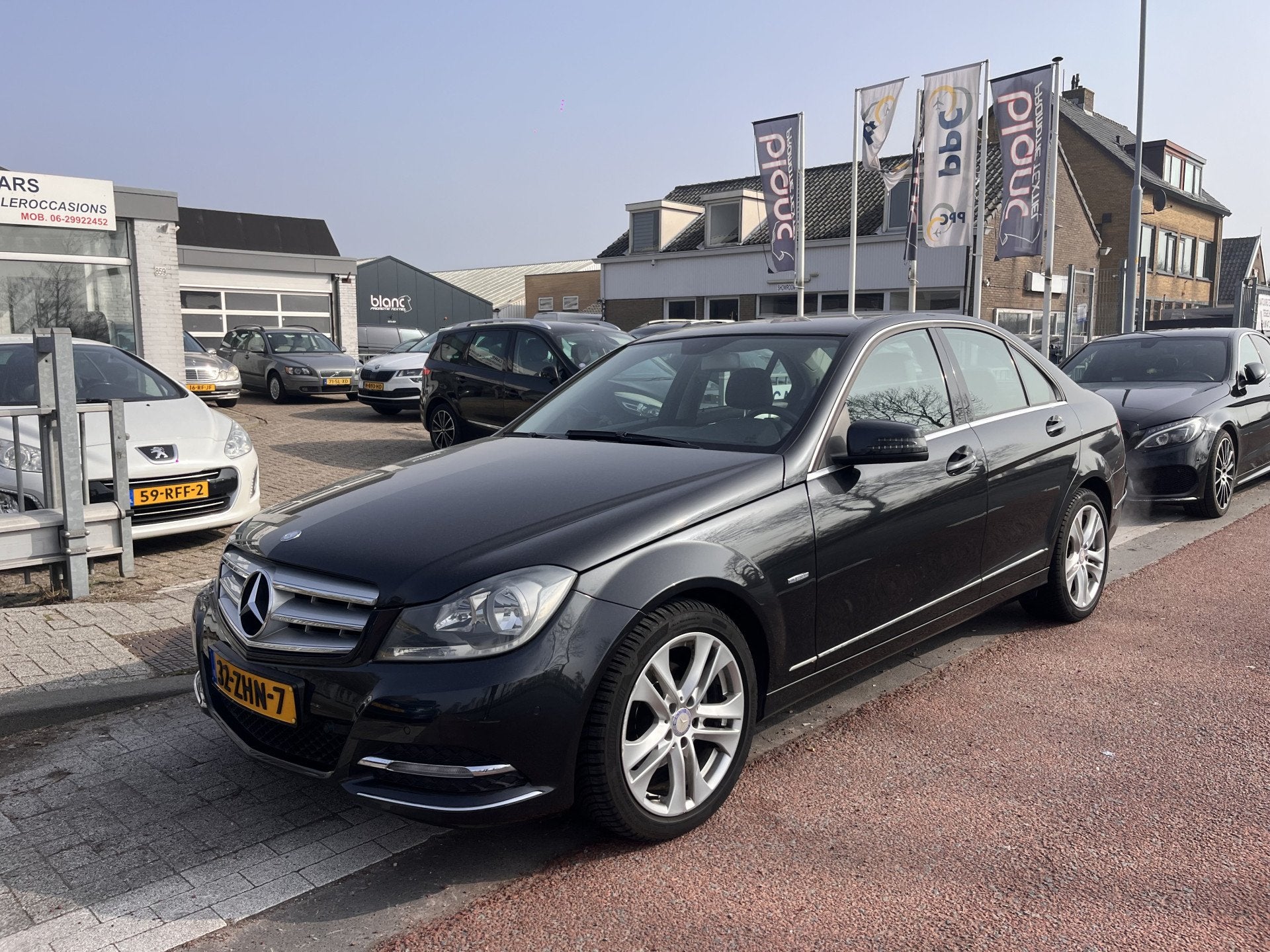Mercedes-Benz C-Klasse 180 Business Class Avantgarde, Auto's, Automaat, 1796 cc, Zwart, Origineel Nederlands