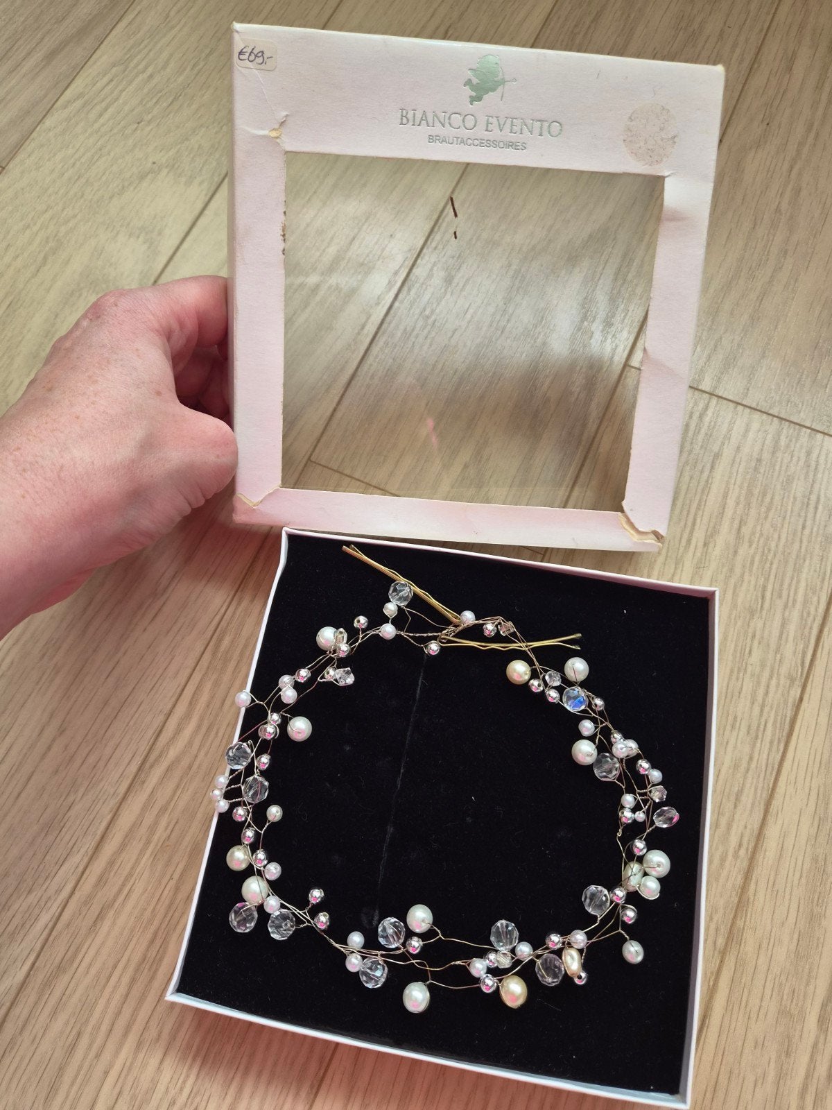 bianco evento haarsieraad trouwen bruid nieuw, Ophalen of Verzenden, Nieuw, Overige materialen