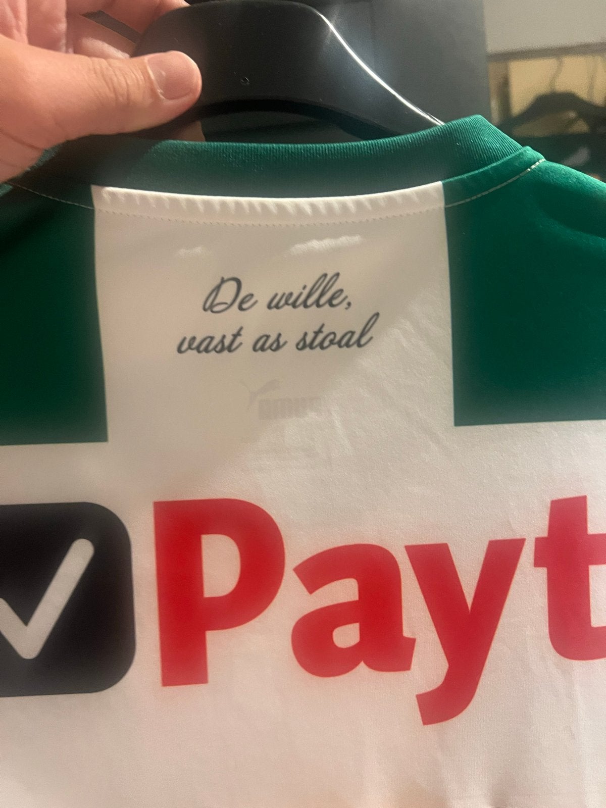 FC Groningen Robben shirt gesigneerd - Maat M, Maat 48/50 (M), Wit, Ophalen of Verzenden, Zo goed als nieuw