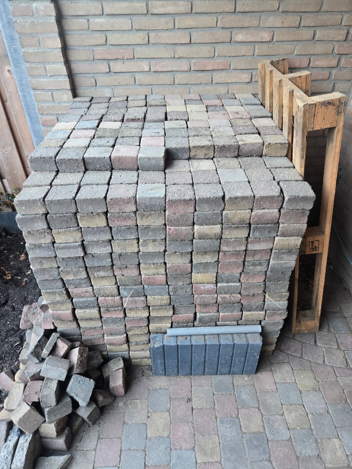 Stenen 10x10, ca.1650 stuks, Ophalen, Gebruikt, Beton, Klinkers