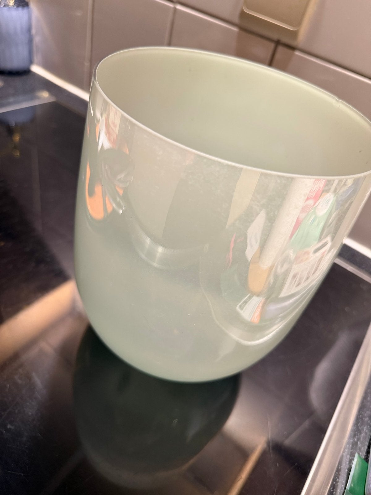 Glazen vaas, Ophalen, Zo goed als nieuw, Glas