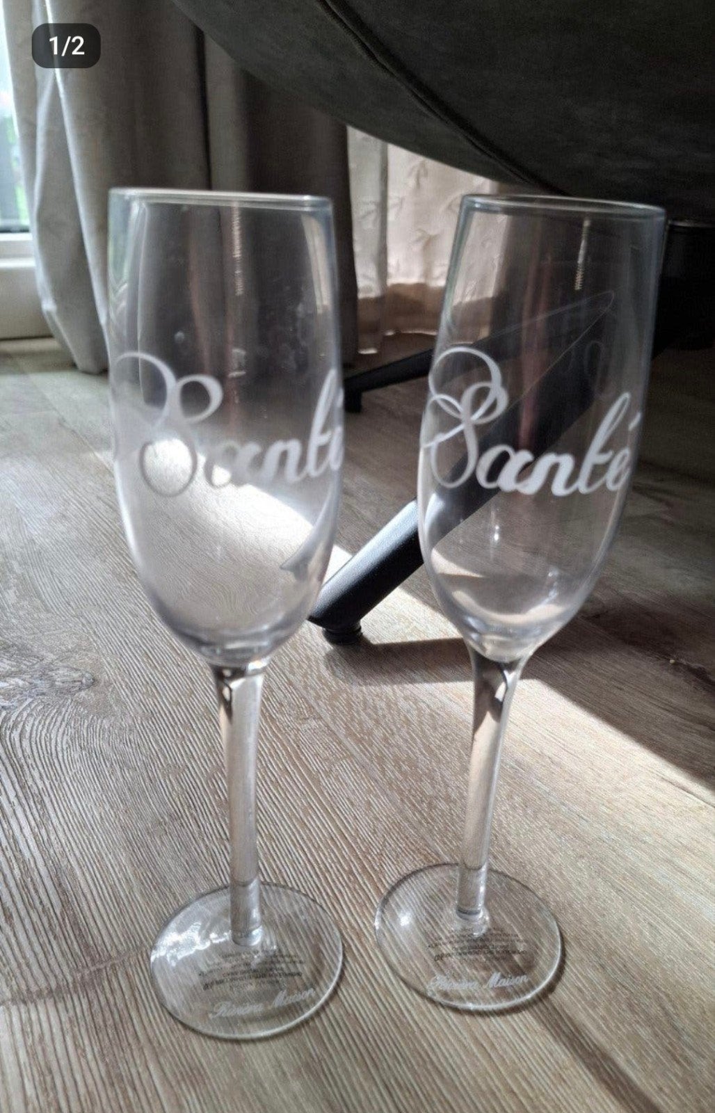 Riviera Maison Santé Champagneglazen - Set van 2, Ophalen of Verzenden