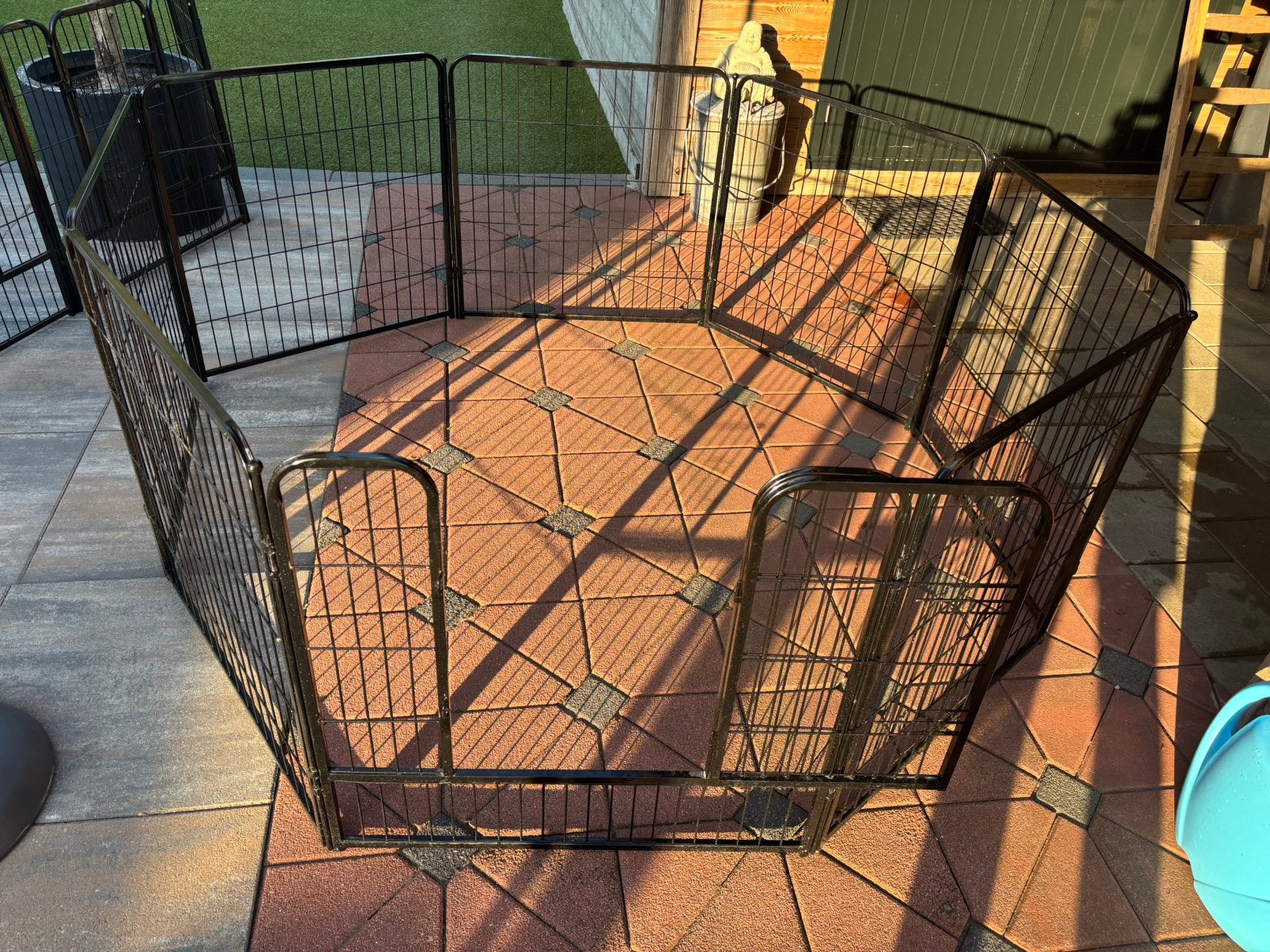 Ren play bench 2.10 m lengte x 80 cm hoog, Dieren en Toebehoren, Hondenhokken, Ophalen, Zo goed als nieuw, 110 cm of meer, 65 tot 100 cm