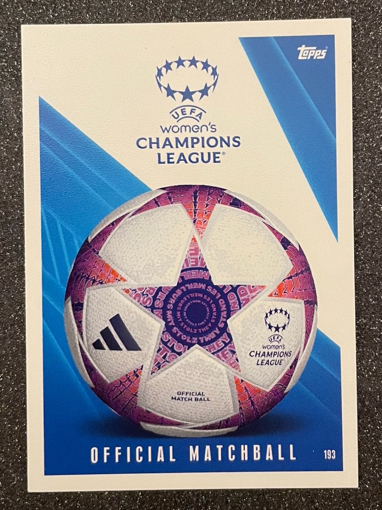 Topps MA EXTRA 23/24 WOMEN’S CHAMPIONS LEAGUE OFF. MATCHBALL, Verzenden, Zo goed als nieuw, Plaatje