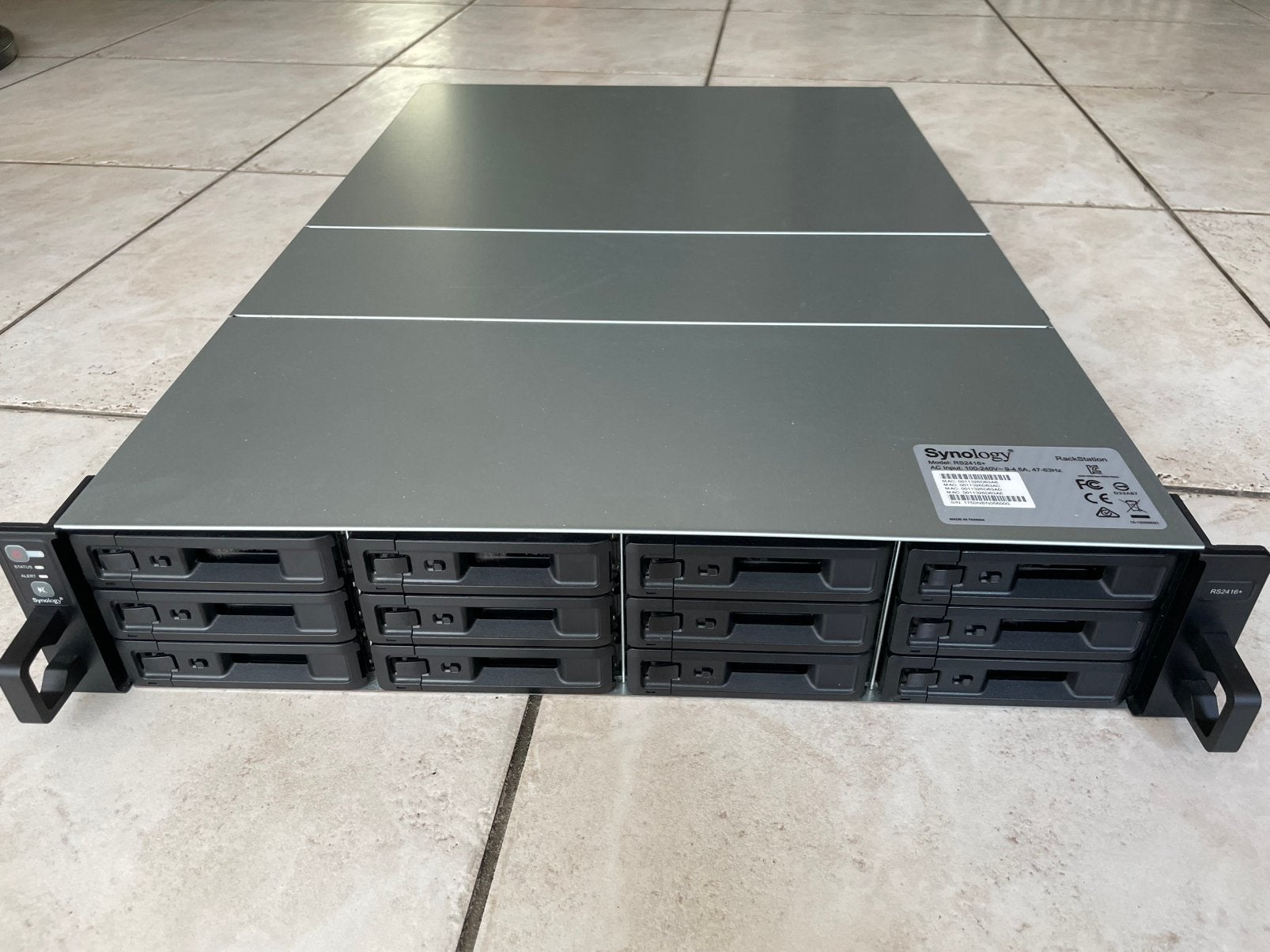 NAS Synology  max.12 schijven, Computers en Software, NAS, Ophalen, Gebruikt