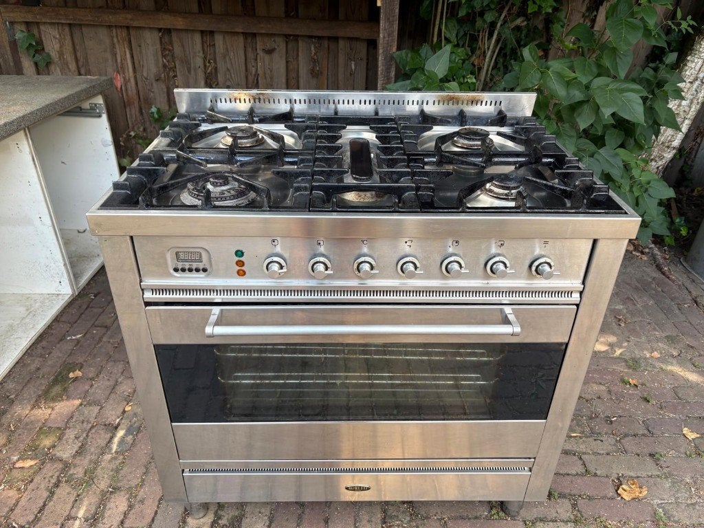 Boretti fornuis - Majestic M90, Witgoed en Apparatuur, Fornuizen, Ophalen, Gebruikt, 60 cm of meer, Gas