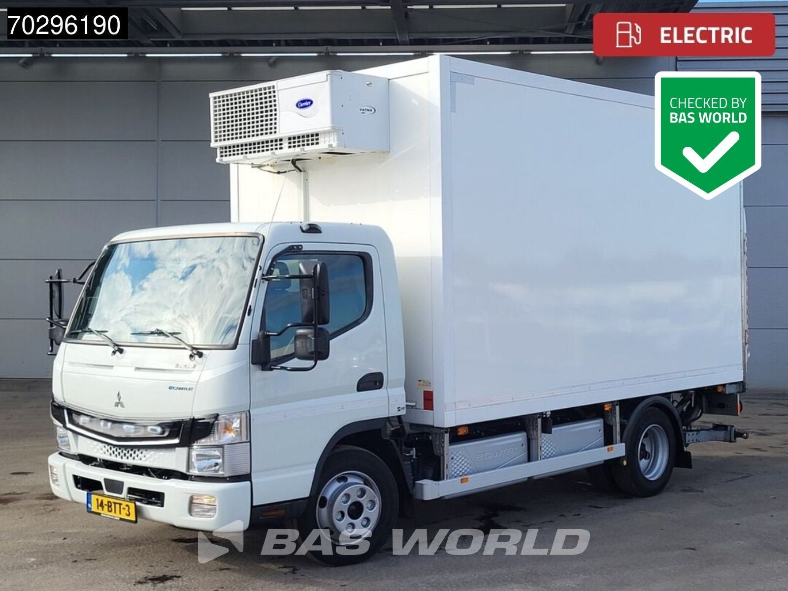 Mitsubishi Mitsubishi 7C18 4X2 100% Electric! NL-Truck Carri, Auto's, Automaat, Stof, Wit, Te koop