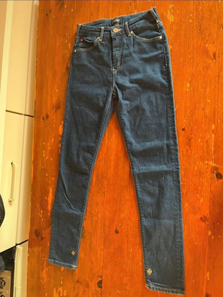 Scotch & Soda Broek Maat 26/32, Kleding | Dames, Ophalen of Verzenden, Nieuw, Blauw, W27 (confectie 34) of kleiner