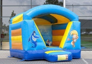 te huur: Springkussen overdekt Seaworld, Hobby en Vrije tijd, Ophalen, Zo goed als nieuw, Overige