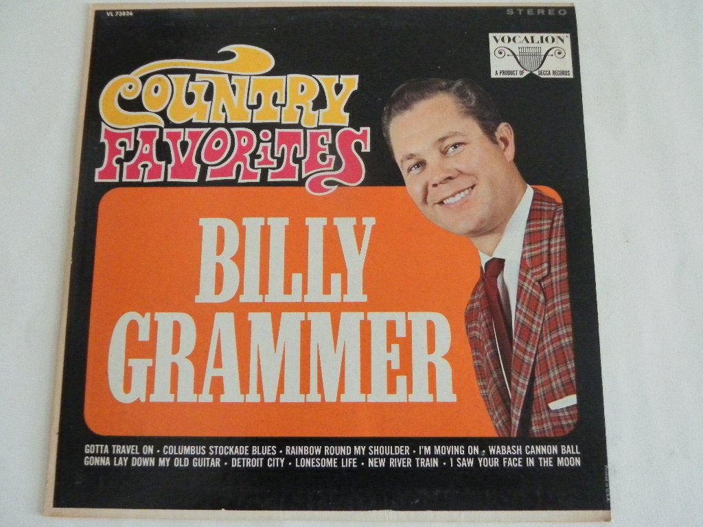 LP Billy Grammer - Country Favorites, LP, Gebruikt, Ophalen of Verzenden, 12 inch