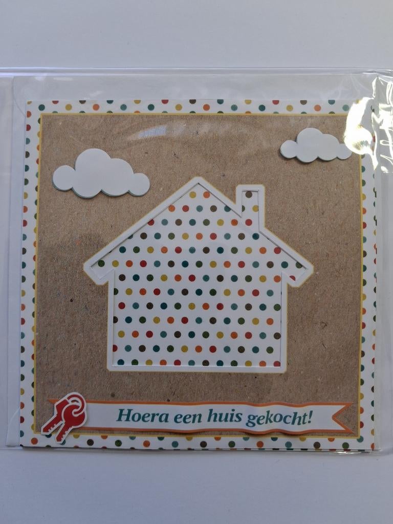 Kaart huis gekocht, Ophalen of Verzenden, Nieuw, Overige thema's