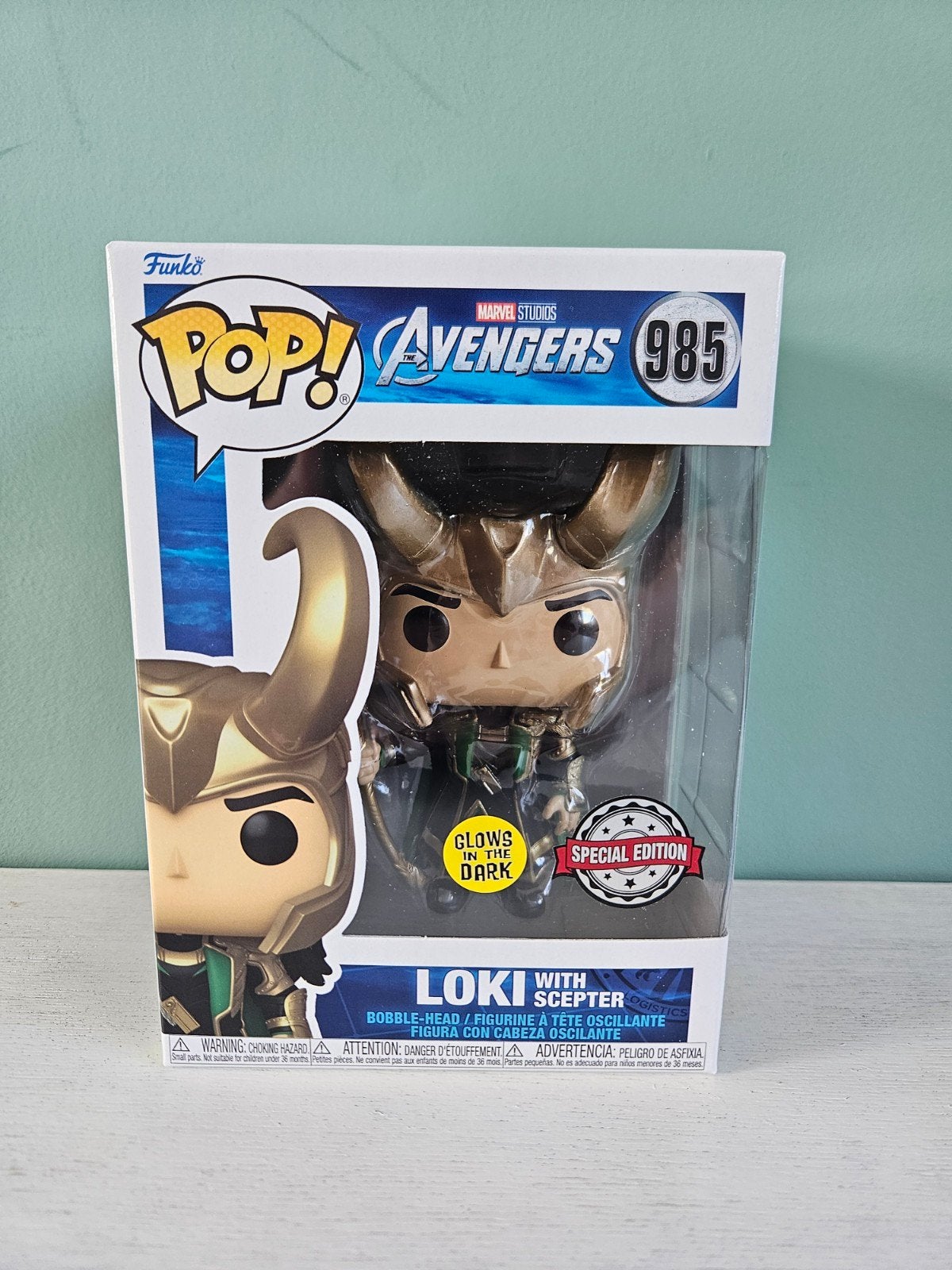 Funko Pop! Marvel Avengers #985 Loki with Scepter, Ophalen of Verzenden, Nieuw