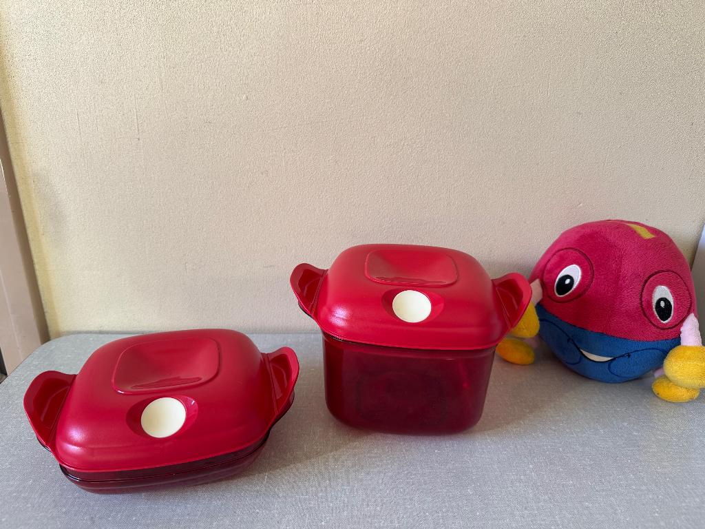 2 NIEUWE magnetron MICRO POP schalen / bakken van TUPPERWARE, Huis en Inrichting, Keuken | Tupperware, Ophalen of Verzenden, Nieuw