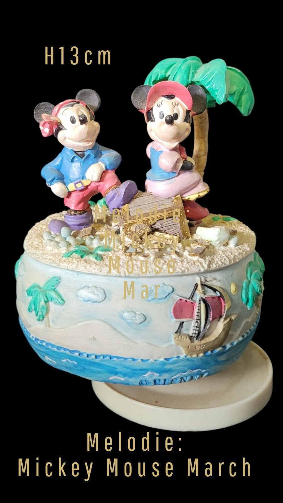 Disney Mickey & Minnie Mouse Muziekdoosje, Verzamelen, Ophalen of Verzenden