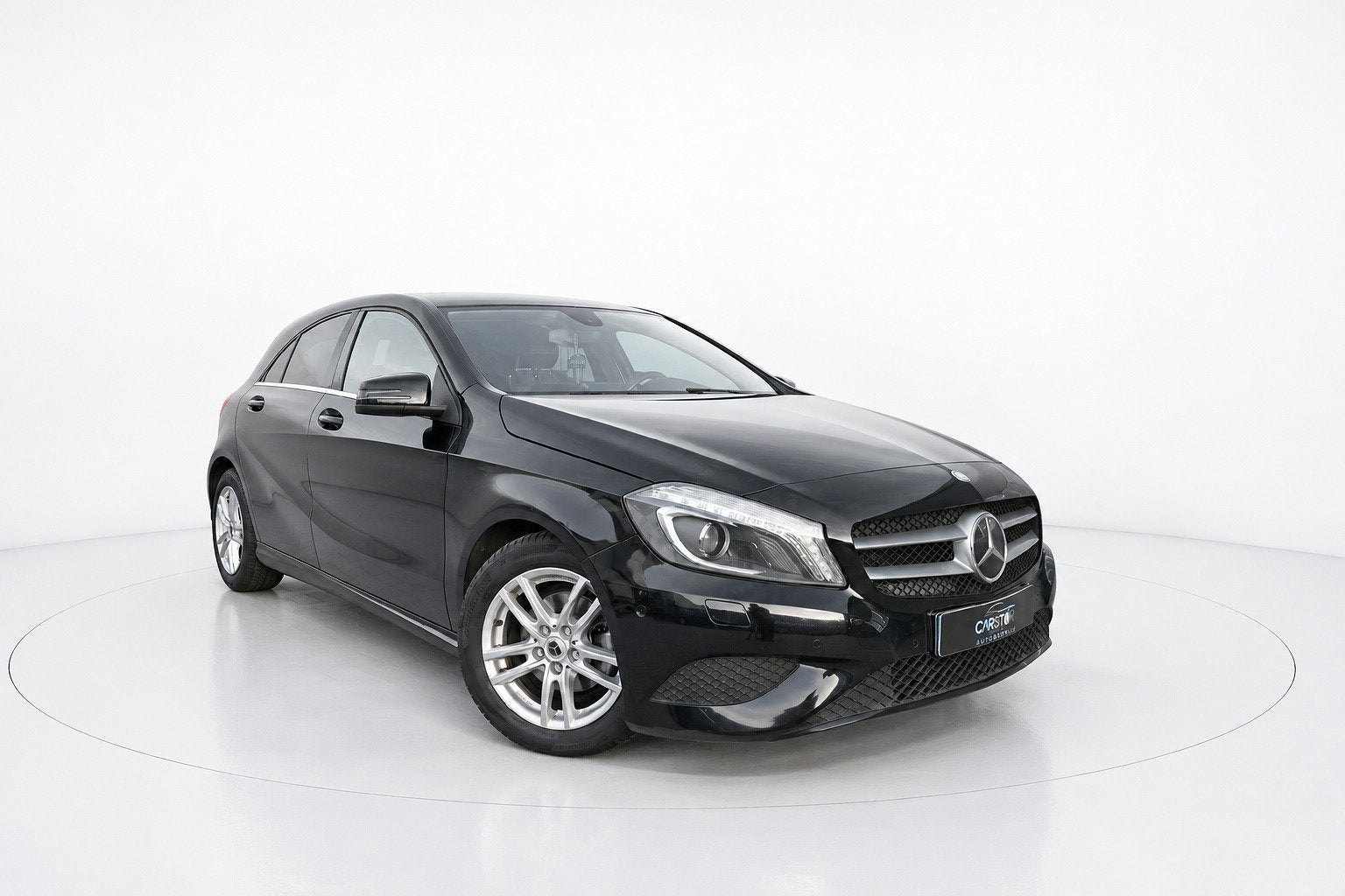 Mercedes-Benz A-klasse 180 Ambition LEER PDC NAVI LED, Auto's, Voorwielaandrijving, Gebruikt, 4 cilinders, Leder en Stof