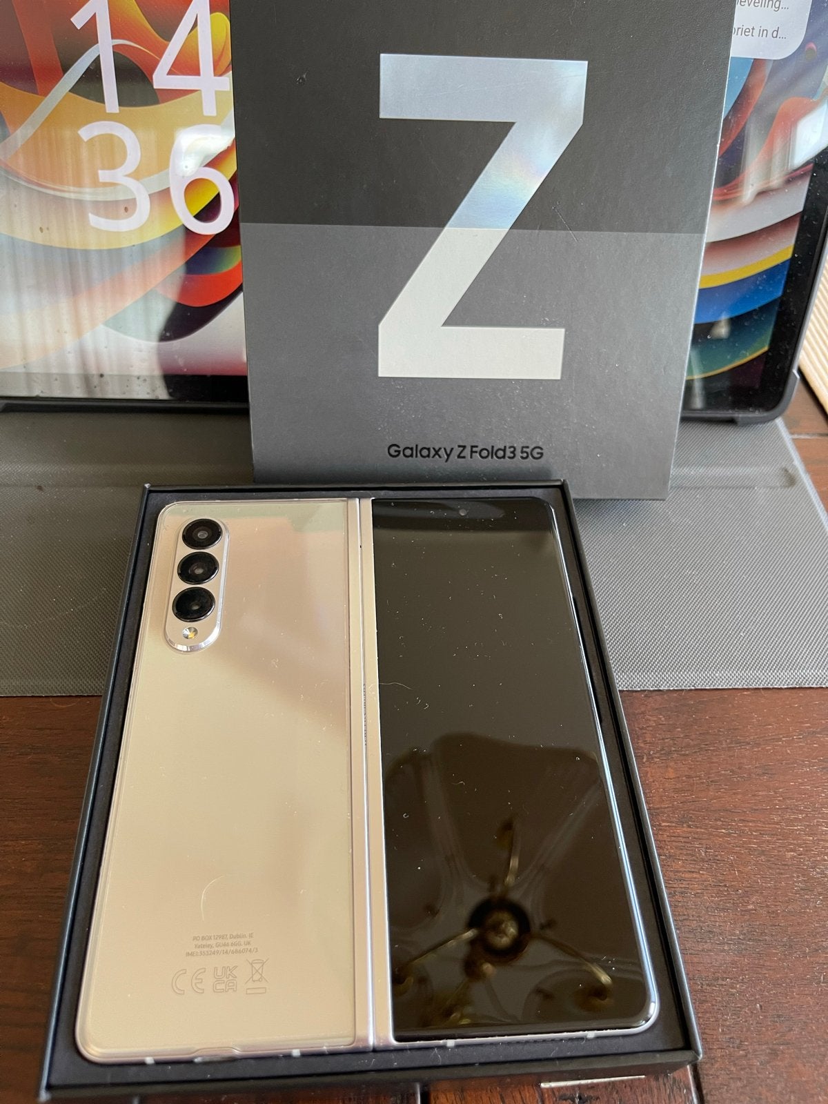 Samsung Galaxy Z Fold3 5G 256GB - Zo goed als nieuw, Telecommunicatie, Mobiele telefoons | Samsung, Touchscreen, Ophalen of Verzenden