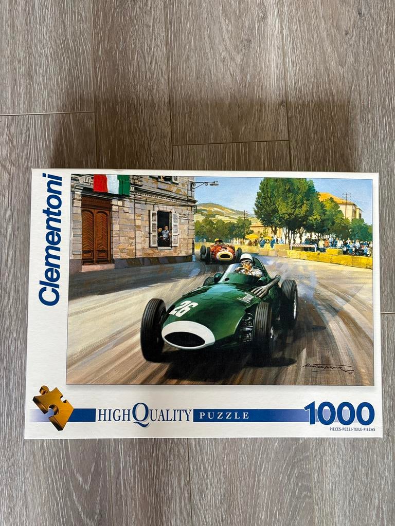 Clementoni 1957 GP: Pescara 1000 st. Legpuzzel, Ophalen of Verzenden, 500 t/m 1500 stukjes, Gebruikt, Legpuzzel