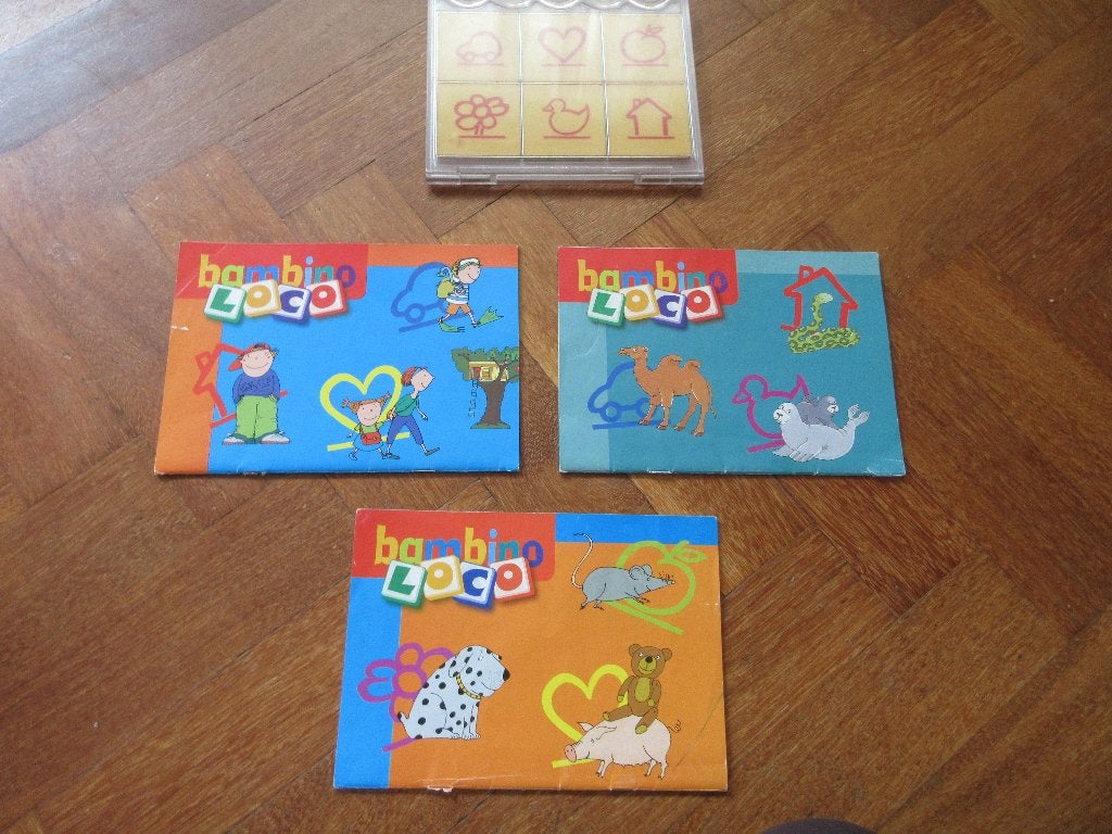 Loco Bambino : doos + 3 boekjes, Kinderen en Baby's, Speelgoed | Educatief en Creatief, Ophalen of Verzenden, Gebruikt, Puzzelen