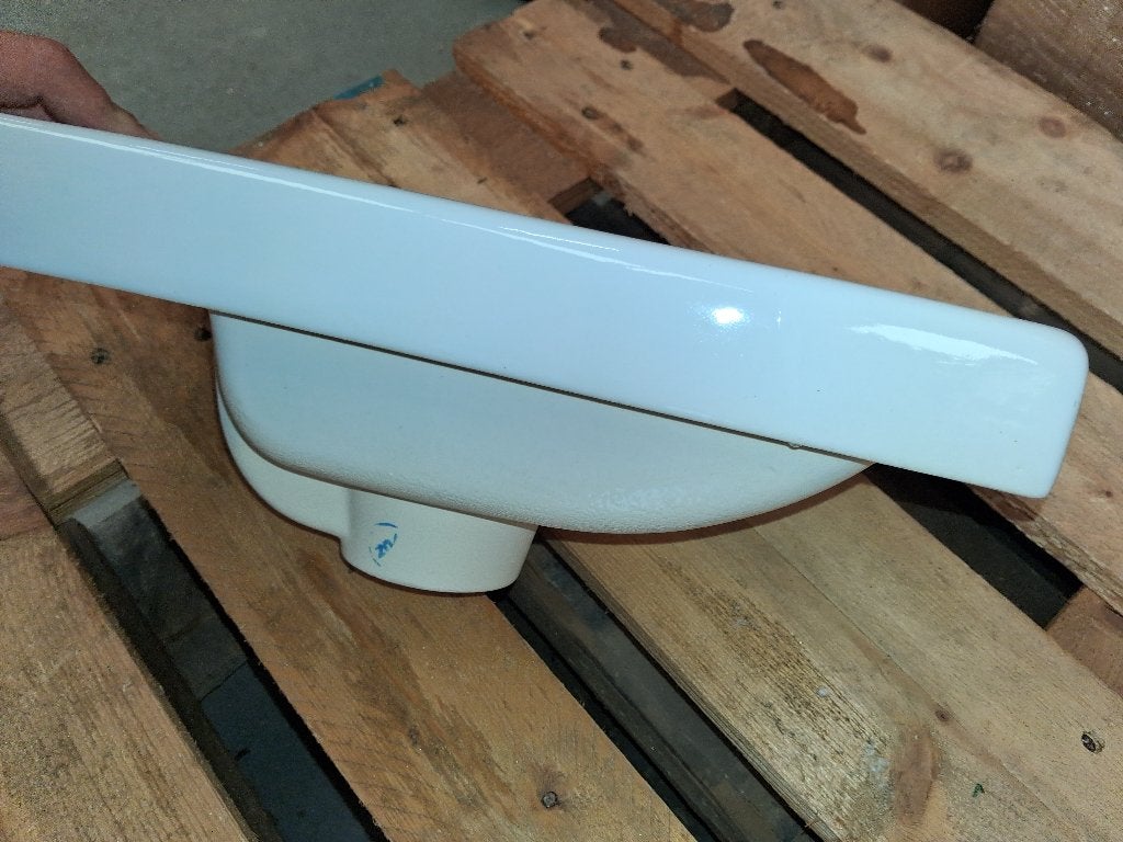 Restpartij Nieuwe Cersanit wastafel/fontein voor toilet, Doe-het-zelf en Verbouw, Steen, Nieuw, Toilet, Ophalen of Verzenden
