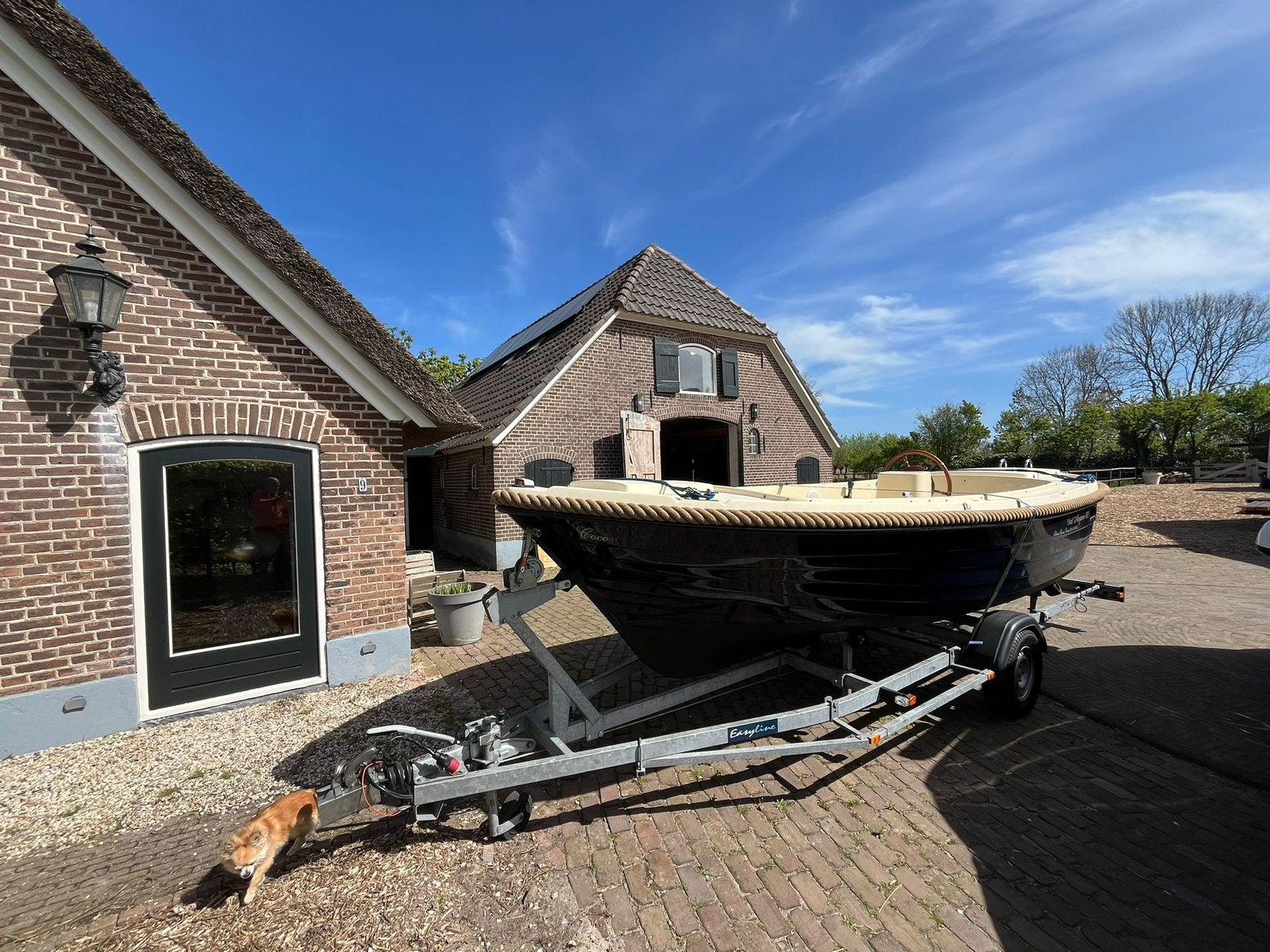 Oudhuizer 560 in bun 15 pk yamaha 4t, Ophalen, 15 pk, Rondzit, Oud Huijzer
