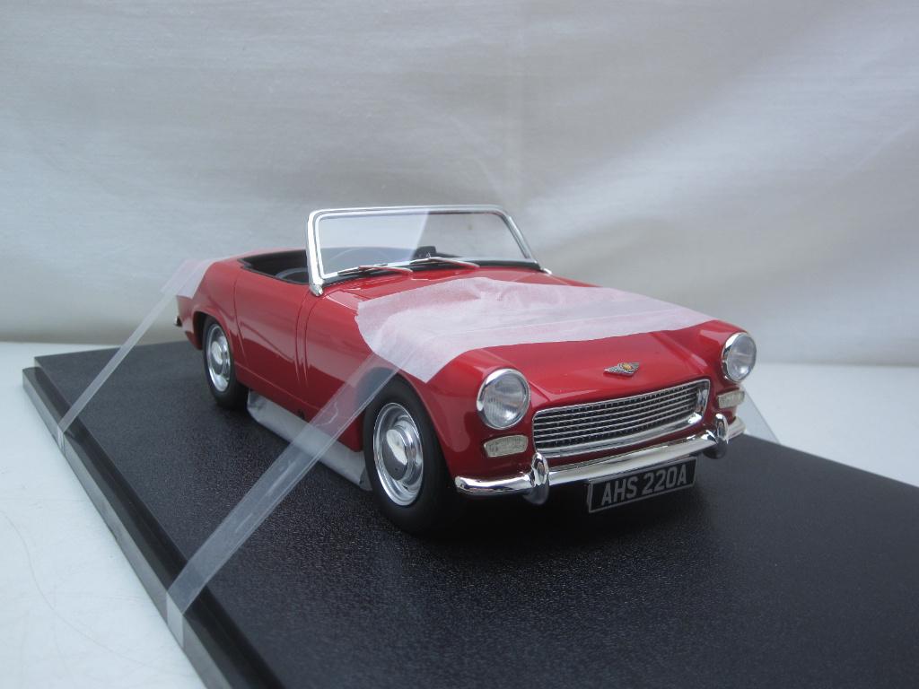Austin Healey Sprite Mk2  1961 rood 1:18 Cult Scale Models, Ophalen of Verzenden, Nieuw, Auto, Overige merken