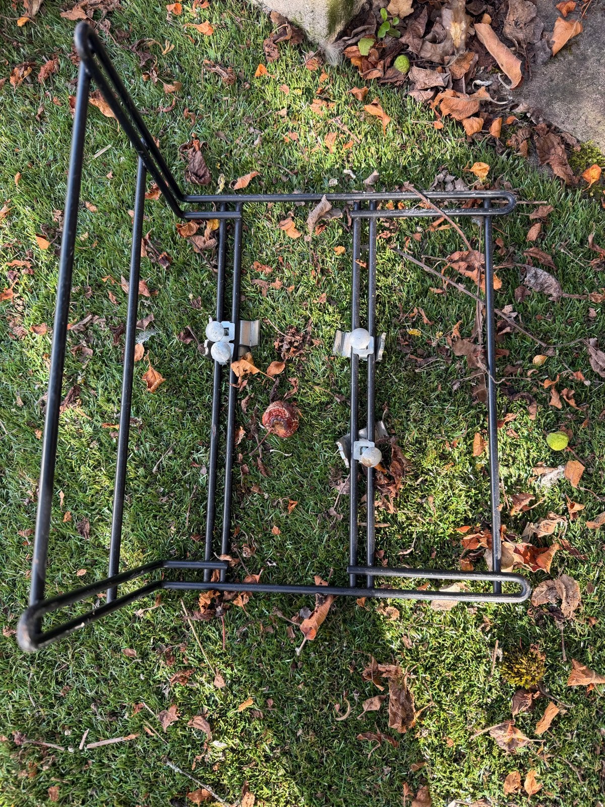 Zwart metalen rekje voor fiets, Ophalen of Verzenden, Gebruikt