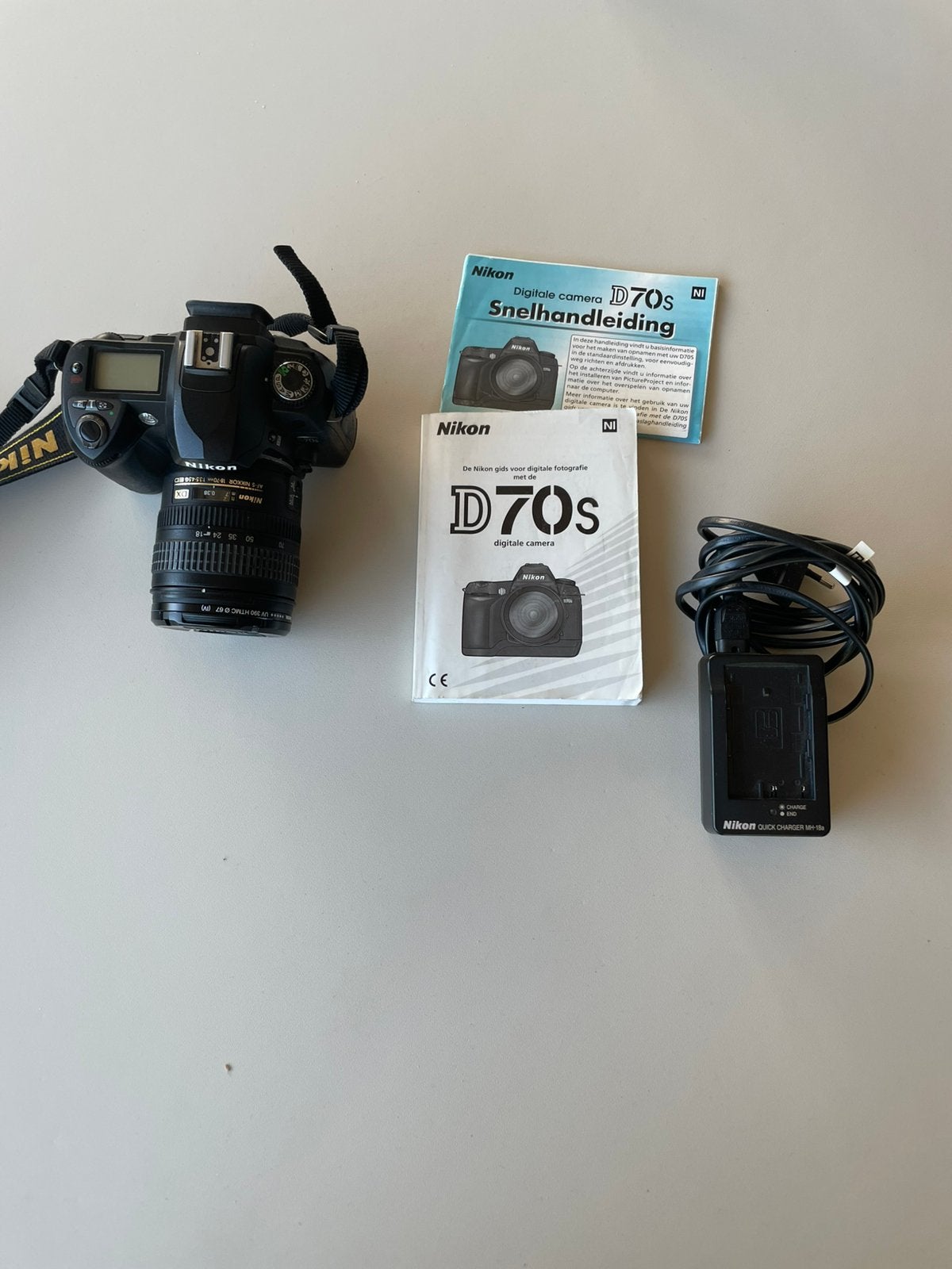 Gebruikte Nikon camera D 70s, compleet., Ophalen, Gebruikt, Nikon