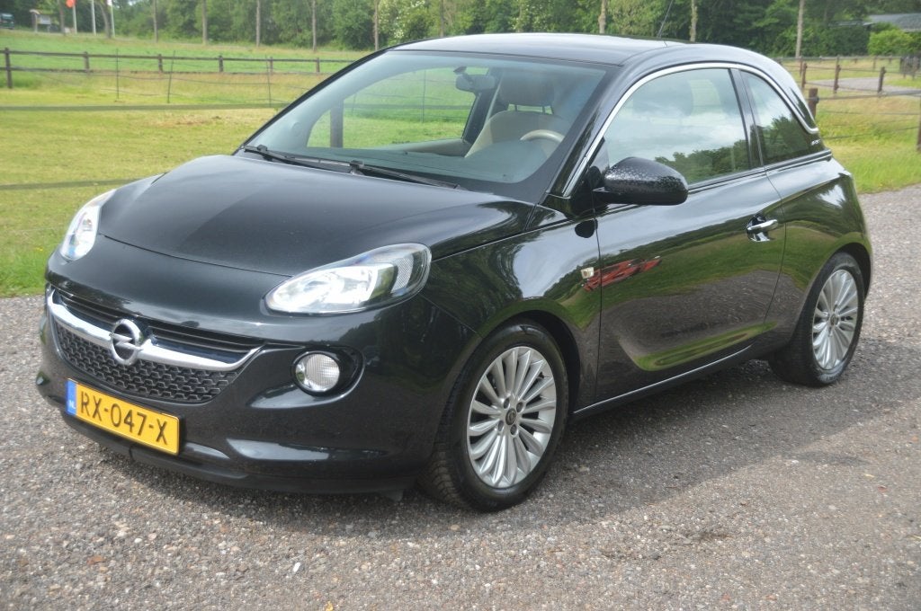 Opel ADAM 1.2 Glam Zwart Clima Cruise (bj 2014), Auto's, Voorwielaandrijving, Euro 5, 4 cilinders, 4 stoelen