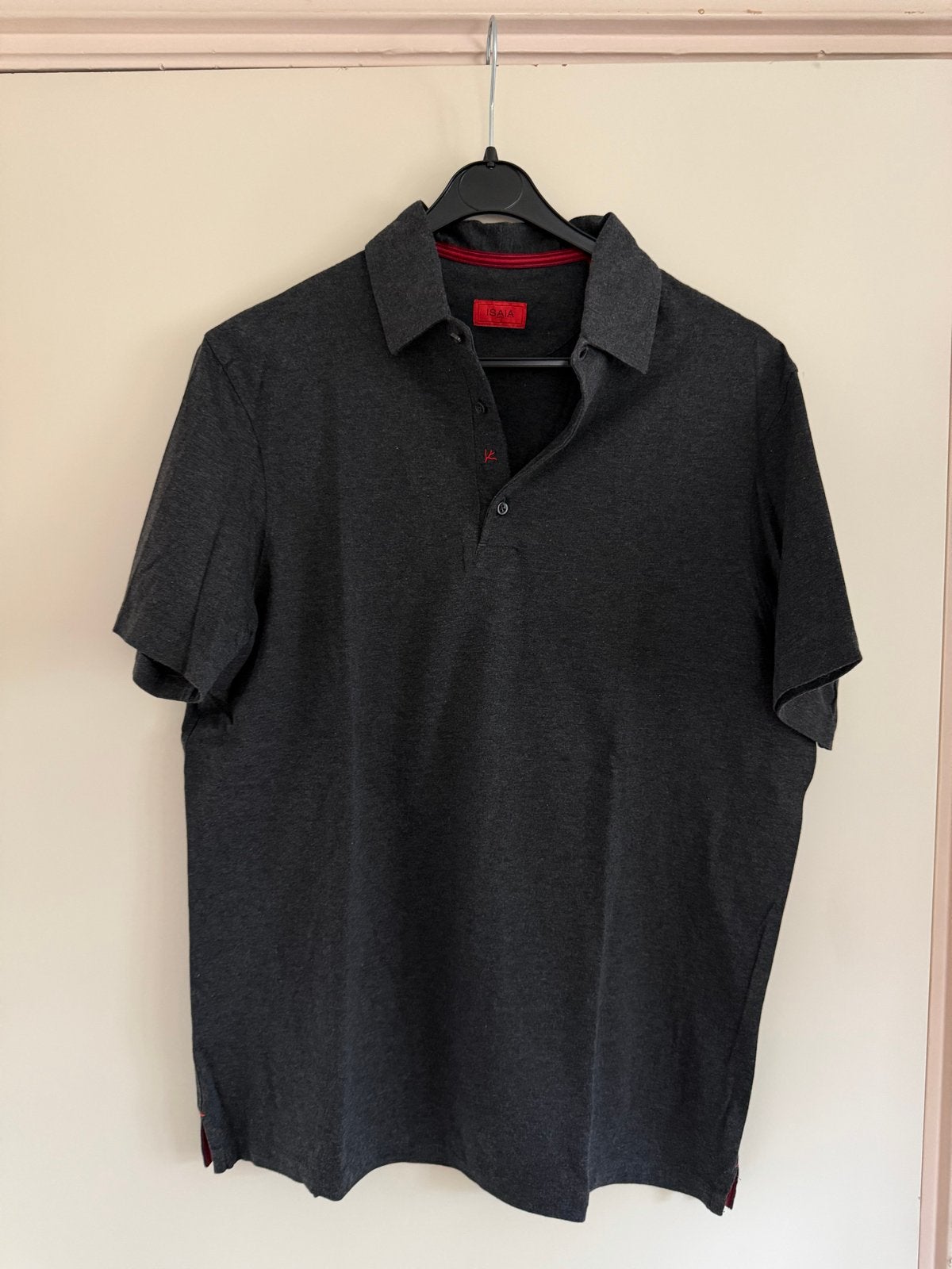 Isaia Poloshirt - Grijs - Maat S - Nieuwstaat, Verzenden, Nieuw