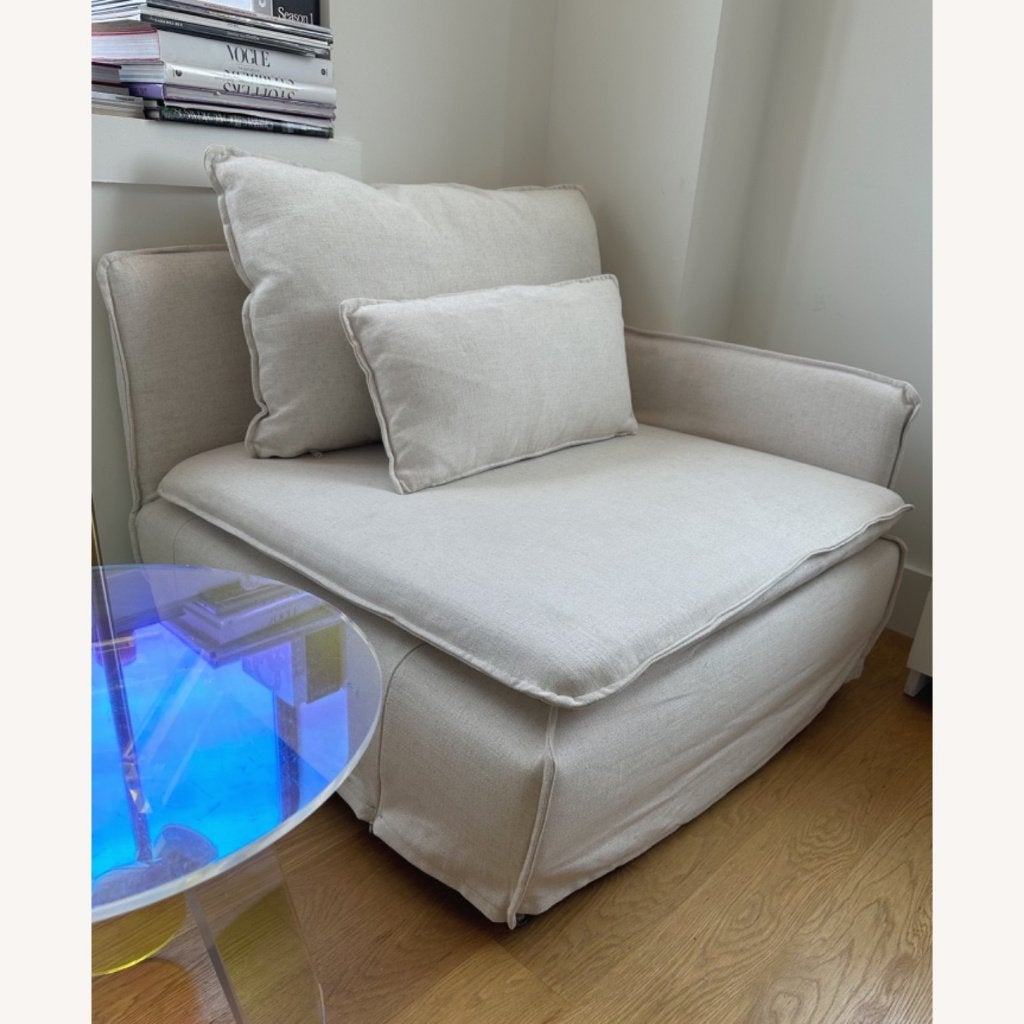 Söderhamn hoek element met rug en arm leuning - een zitter, Ophalen, Ikea Modern, Eenpersoons, 75 tot 100 cm