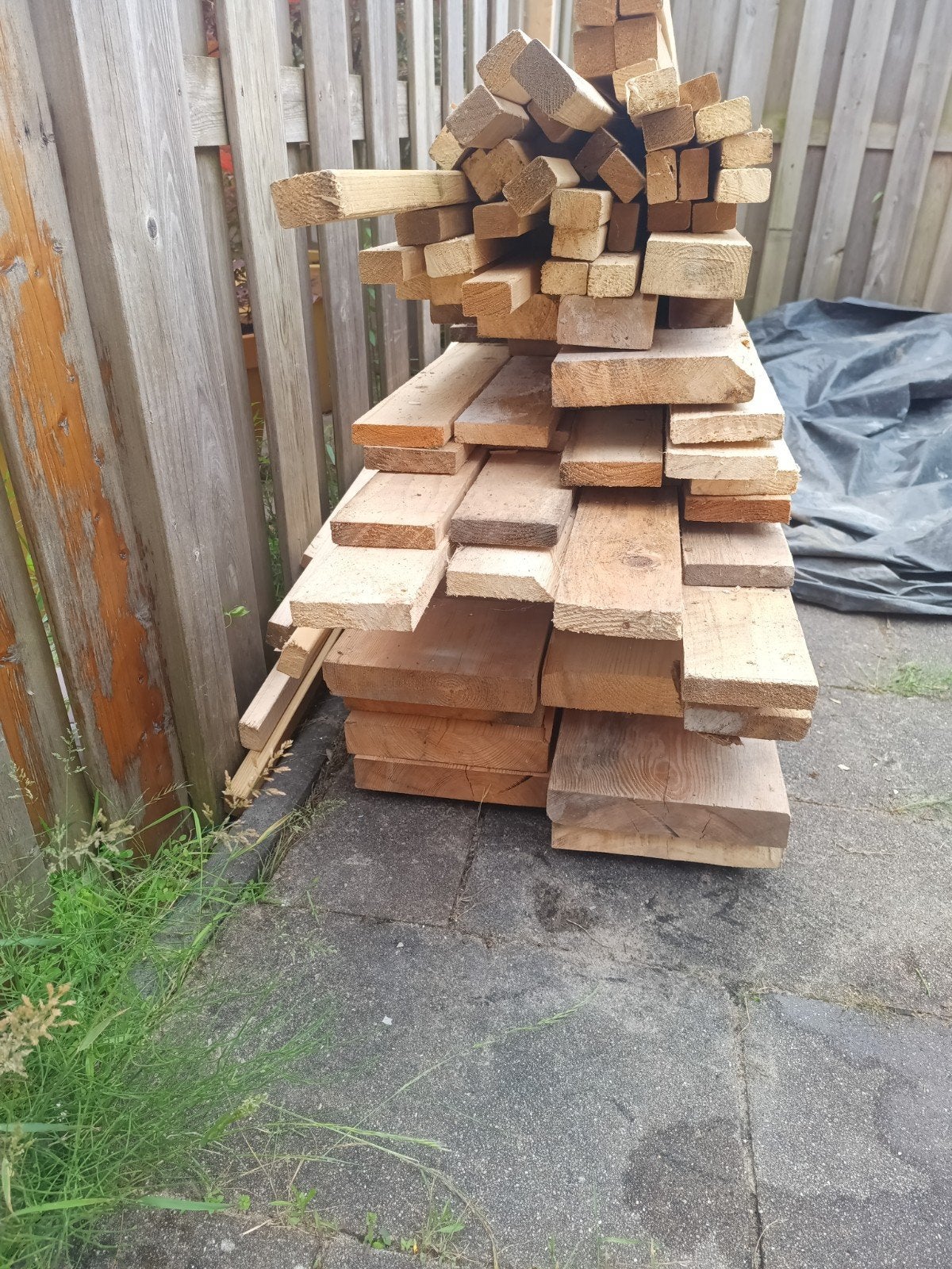 Hout (verschillende afmetingen), Doe-het-zelf en Verbouw, Ophalen, Nieuw, 250 tot 300 cm, 50 mm of meer