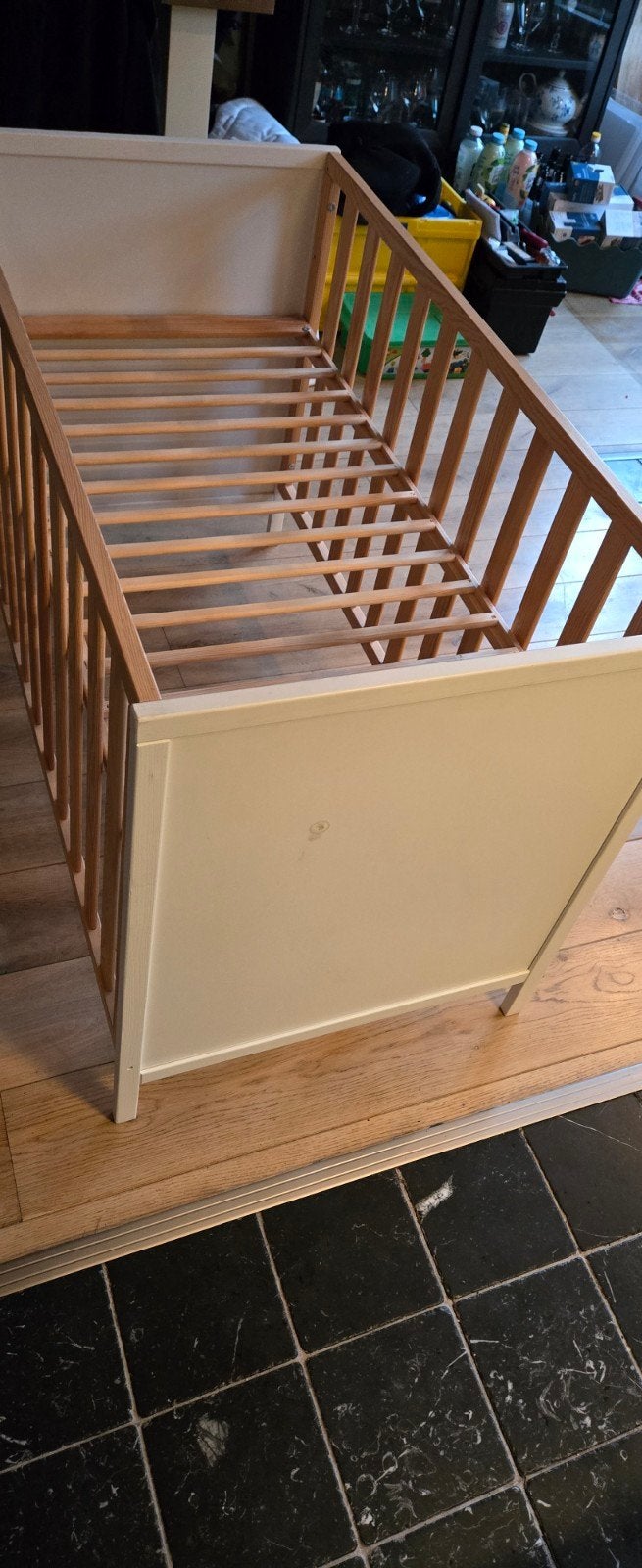 baby bedje, Ophalen, Gebruikt, Lattenbodem, Minder dan 140 cm