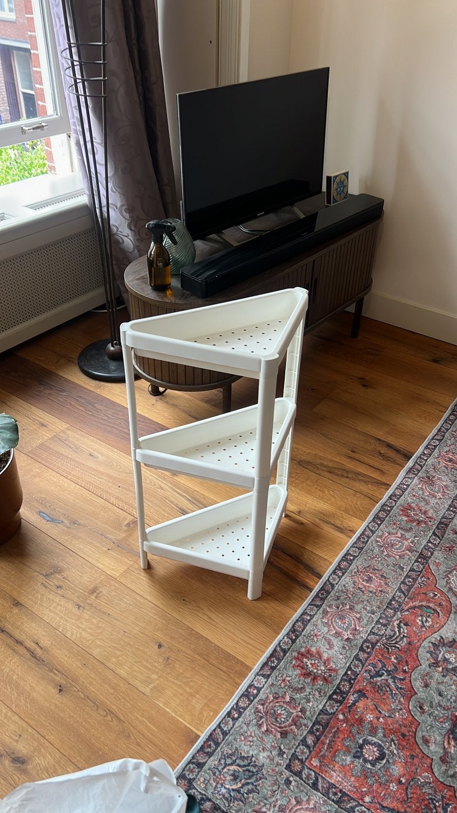 IKEA Vesken open hoekkast badkamer - gratis, Ophalen, Zo goed als nieuw, 25 tot 50 cm