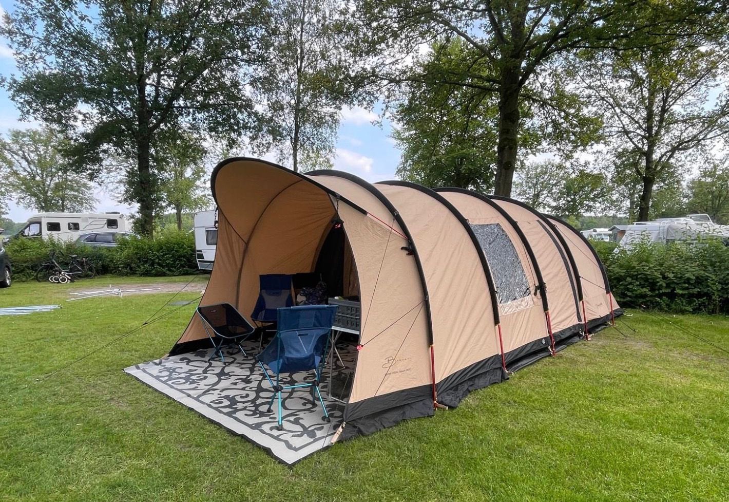 Mooie tent 5p katoen Bardani Spitfire 340XL Deluxe RSTC, Ophalen, Zo goed als nieuw, Tot en met 5