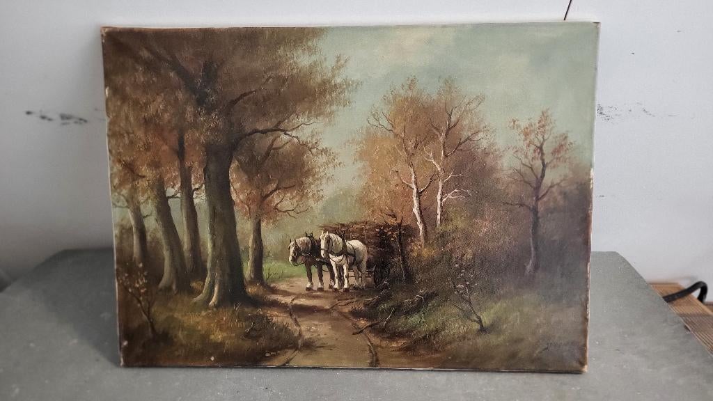 Schilderij  Stegers, Ophalen of Verzenden