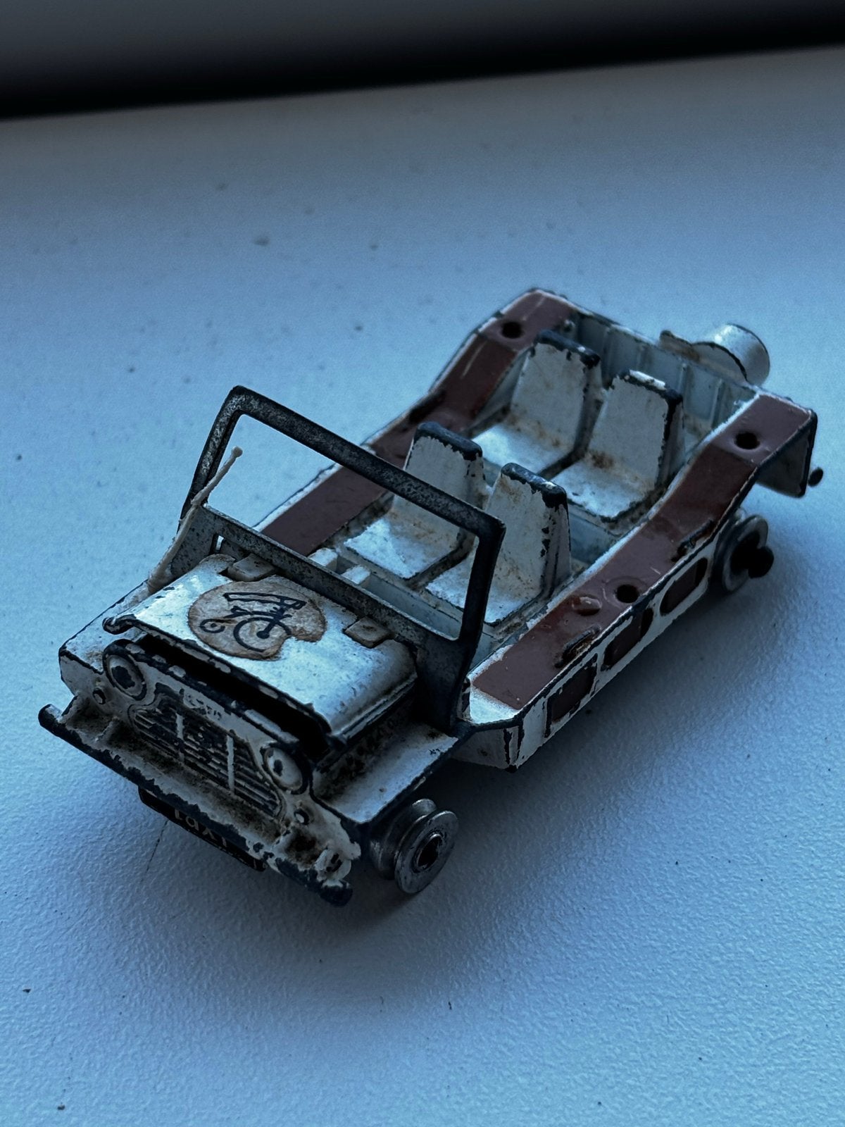 Dinky Toys Austin Mini Moke - Vintage Speelgoedauto, Ophalen of Verzenden, Gebruikt, Auto, Dinky Toys