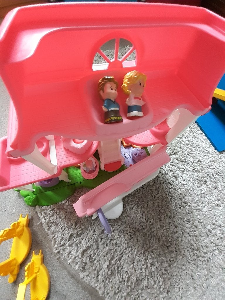geluidenhuis / little people, Ophalen of Verzenden, Gebruikt, Speelset, Met geluid
