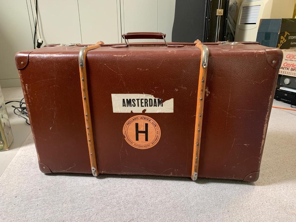 Originele hutkoffer Holland Afrika Lijn, Antiek en Kunst, Ophalen