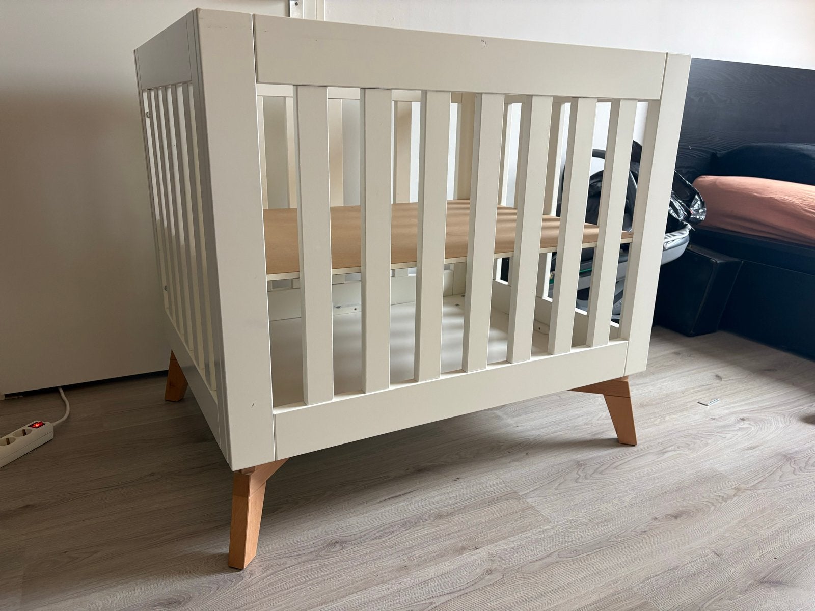 Baby Box Riva + box en vloer kleed, Ophalen, Gebruikt, Rechthoekig, In hoogte verstelbaar