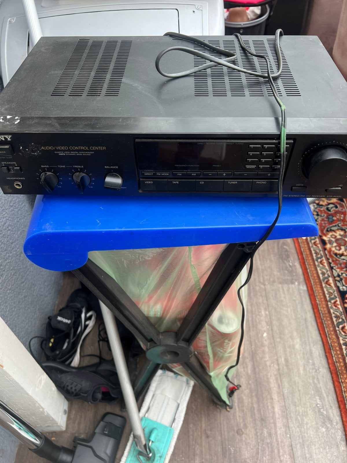 Sony tuner-versterker met 2 luidsprekers en draaitafel, Audio, Tv en Foto, Versterkers en Receivers, Ophalen of Verzenden, Gebruikt