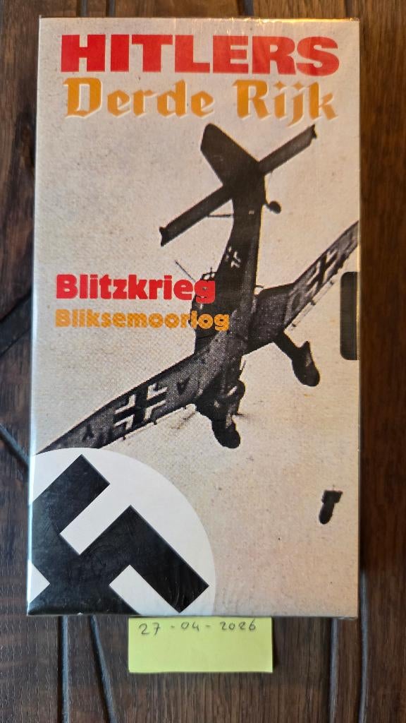 VHS Video Hitlers Derde Rijk-Blitzkrieg/Bliksemoorlog VHS006, Vanaf 9 jaar, Ophalen of Verzenden, Gebruikt, Documentaire