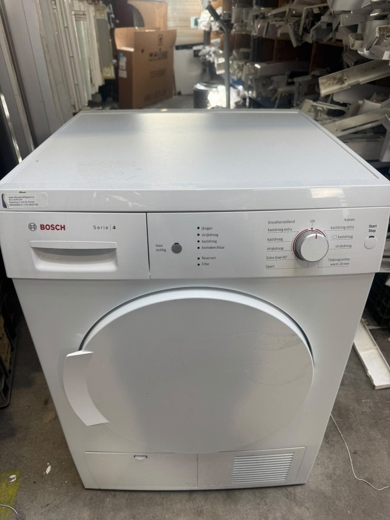 Bosch Condensdroger schoon garantie bezorging, 6 tot 8 kg, Anti-kreukfase, Bovenlader, Ophalen of Verzenden