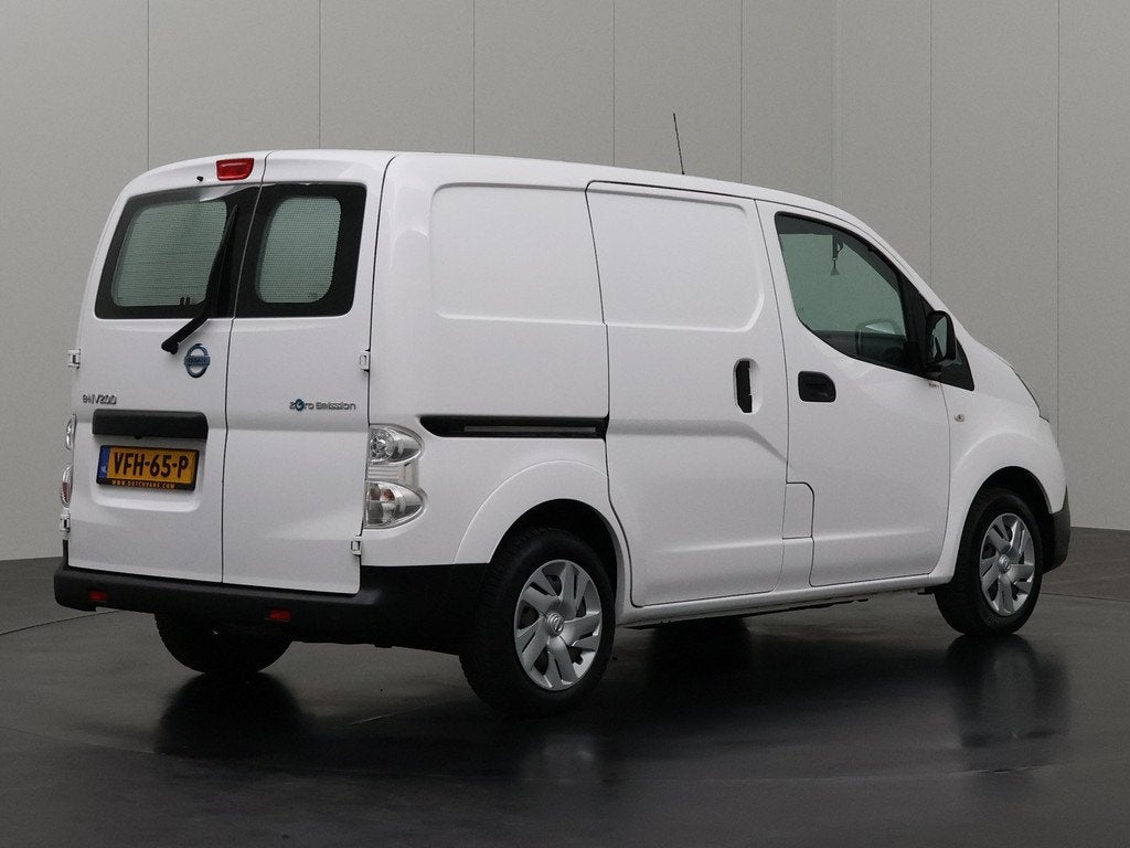 Nissan E-NV200 Business WLTP 200Km | 14000 KMst ! | Navigati, Gebruikt, Multifunctioneel stuurwiel, Wit, Origineel Nederlands